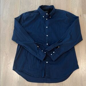 Rag & Bone Men's Navy Blue Shirt XL